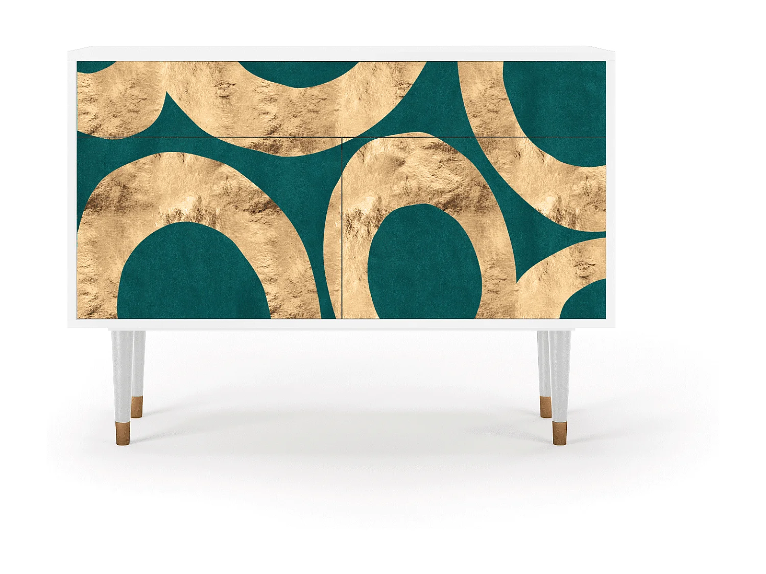 Aparador - 115x85x48 cm - BS4 - Zircon Sphere, Branco