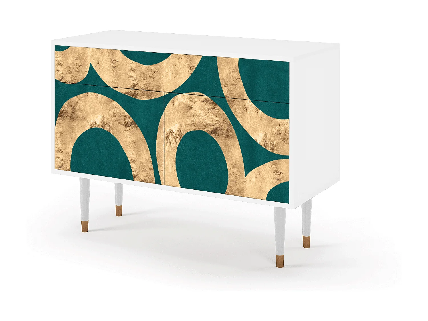 Aparador - 115x85x48 cm - BS4 - Zircon Sphere, Branco