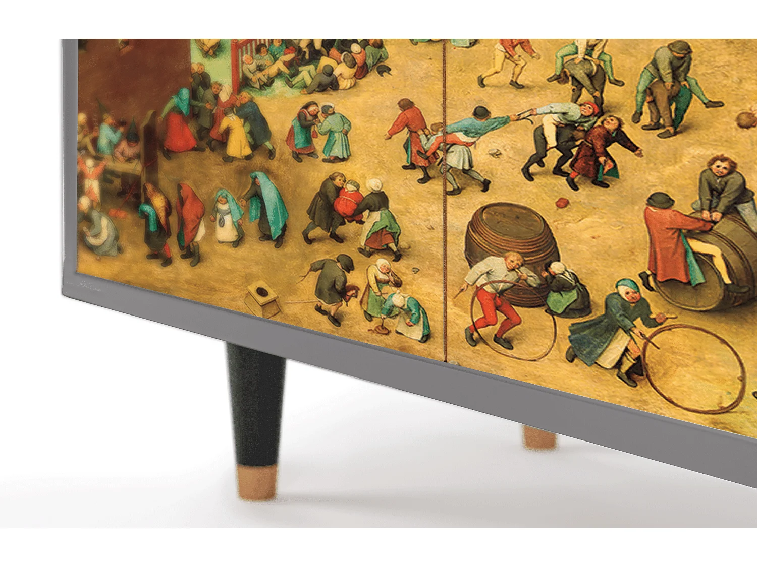 Kredens - 94x96x48 cm - BS3 - Children Games, Szary