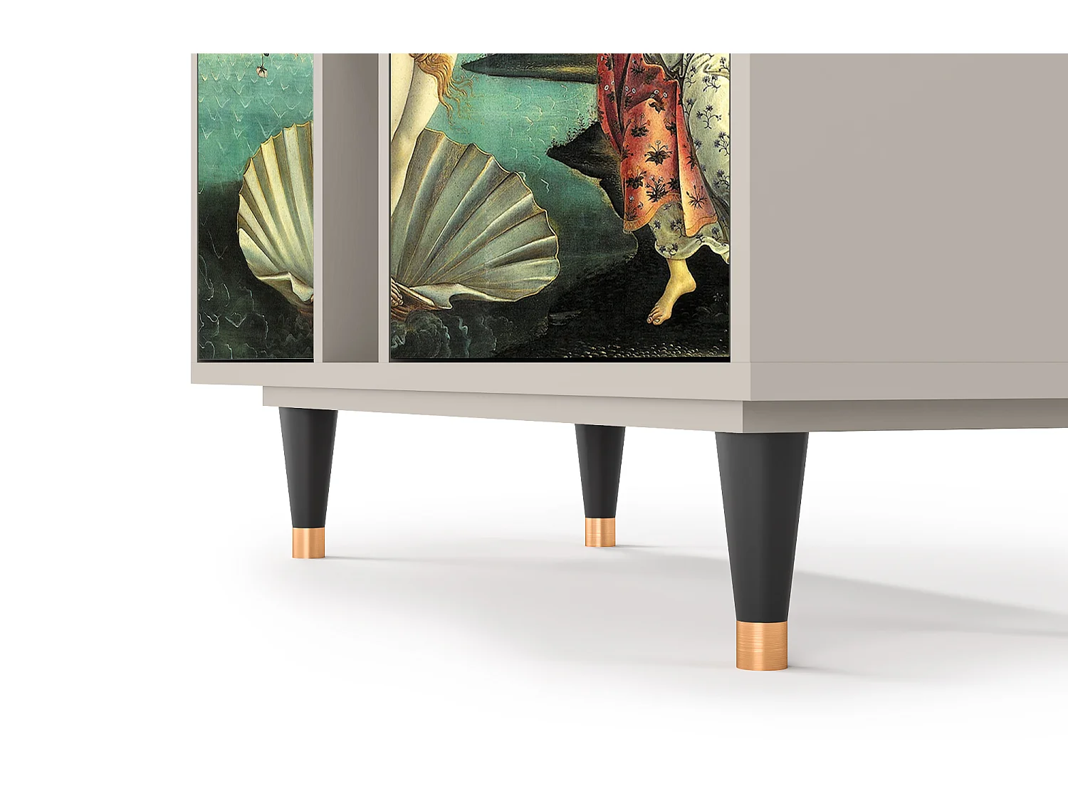 Kredens - 94х96х41 cm - BS5 - The Birth of Venus, Piaskowy