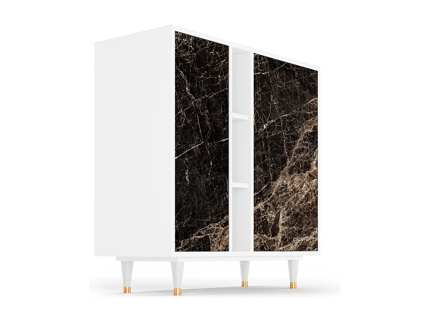 Buffet - 94х96х41 cm - BS5 - Night Abyss, Blanc