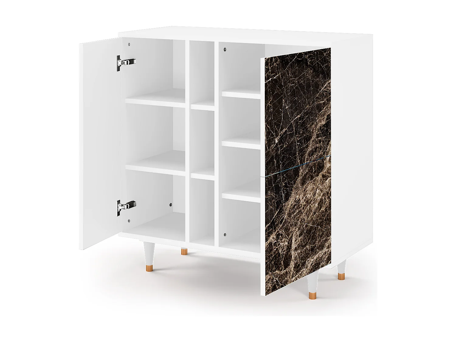 Buffet - 94х96х41 cm - BS5 - Night Abyss, Blanc