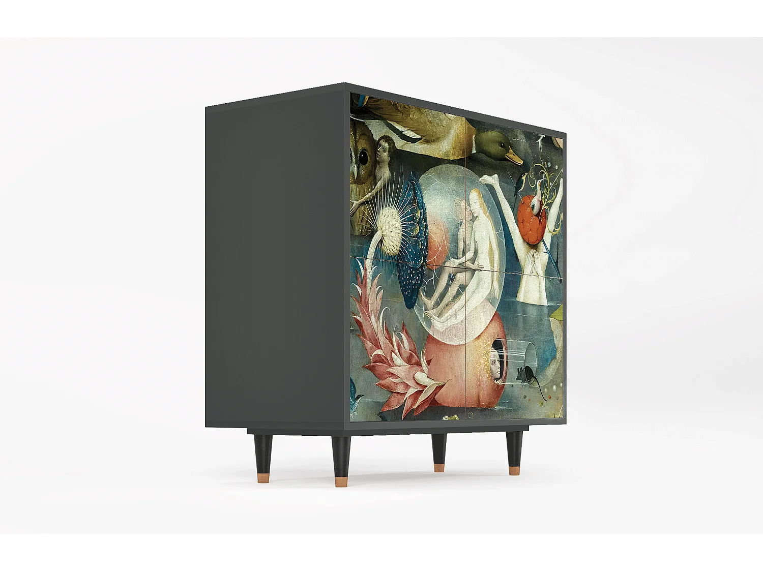 Kredens - 94x96x48 cm - BS3 - The Garden Of by Bosch, Antracyt