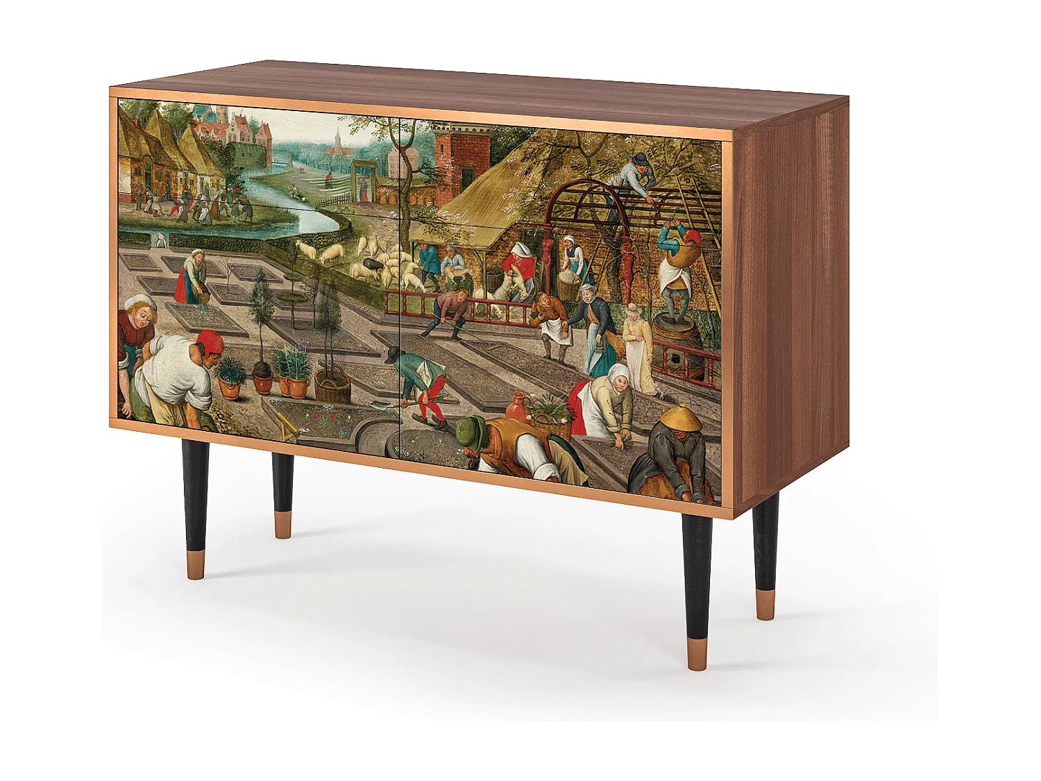 Credenza - 115x85x48 cm - BS4 - The Younger - Spring, Noce