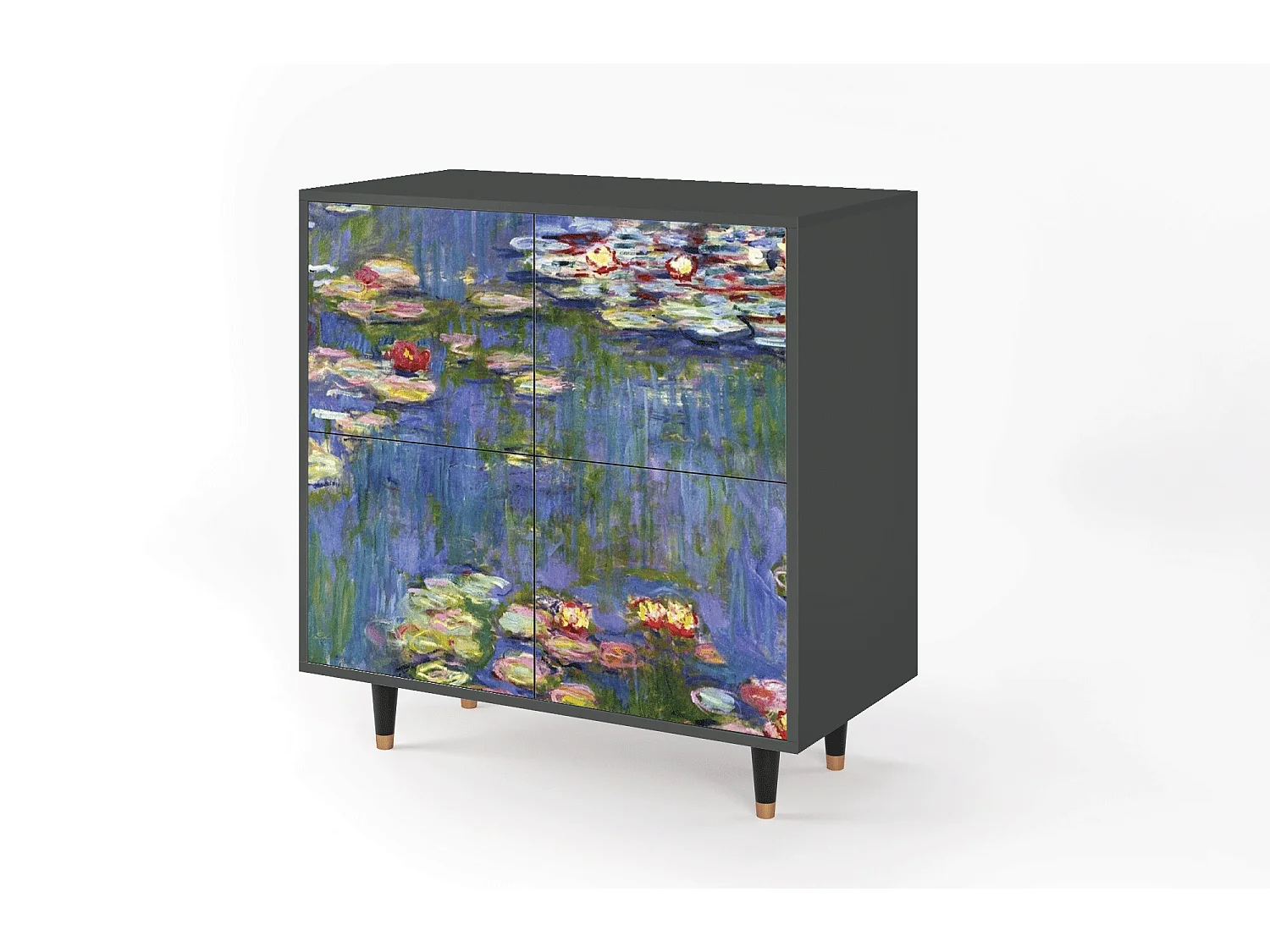 Aparador - 94x96x48 cm - BS3 - The water lily pond  , Antracite