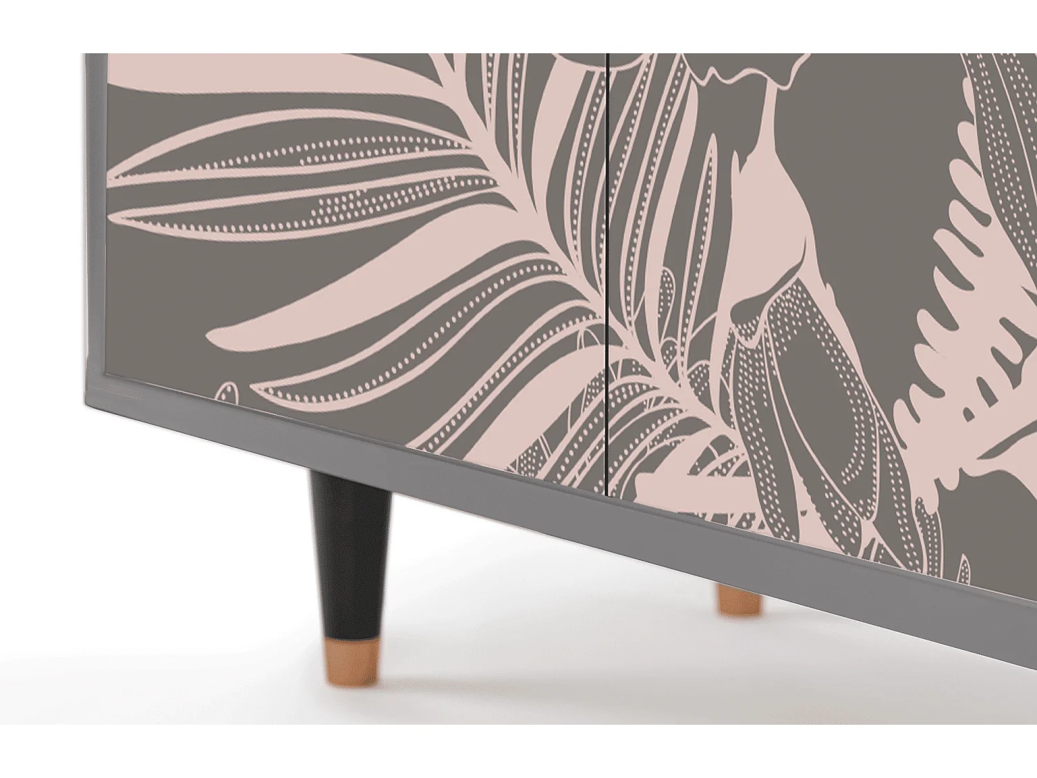 Buffet - 94x96x48 cm - BS3 - Issabelline Flower, Gris