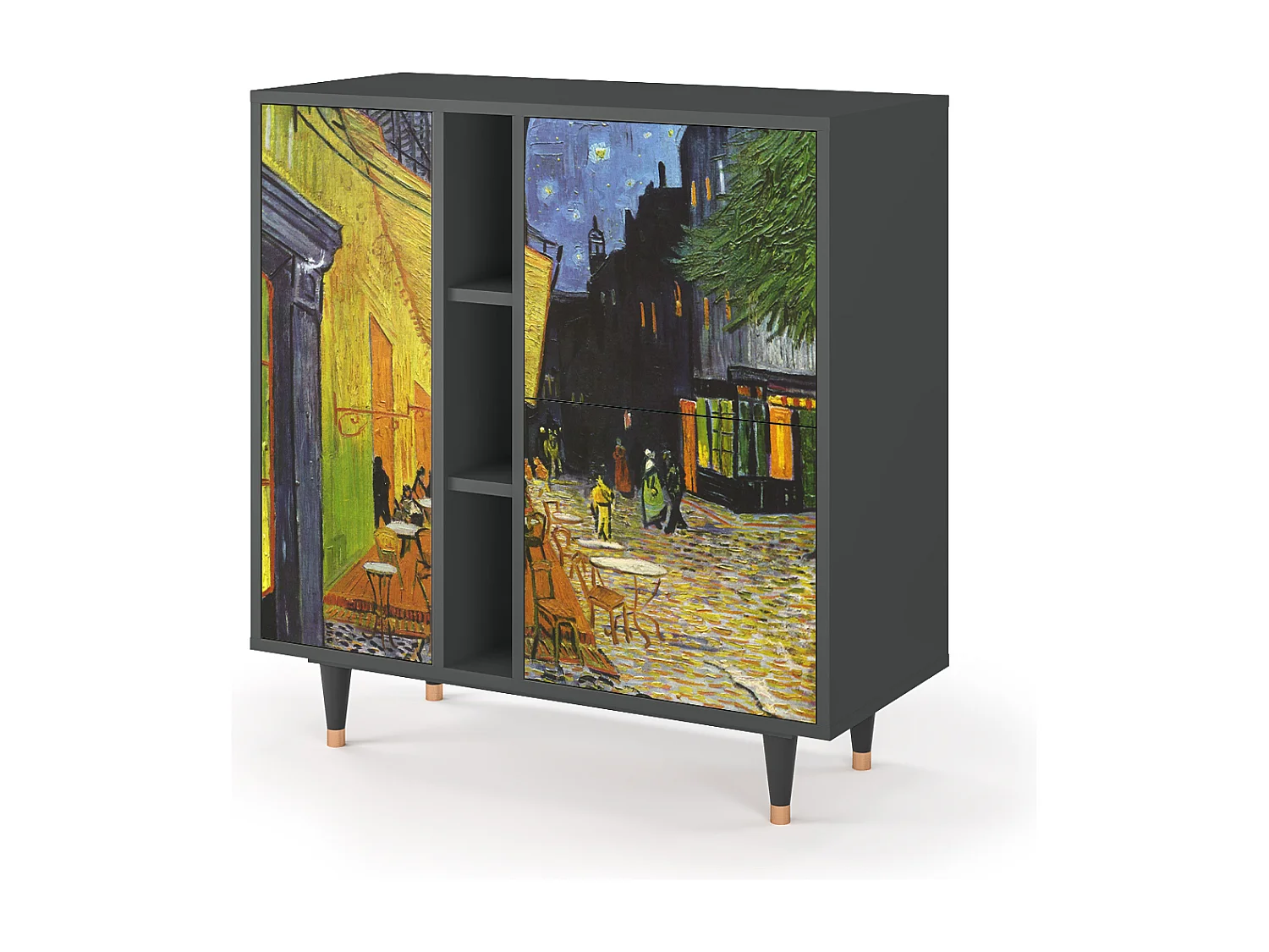 Dressoir - 94х96х41 cm - BS5 - Café Terrace at Night, Antraciet