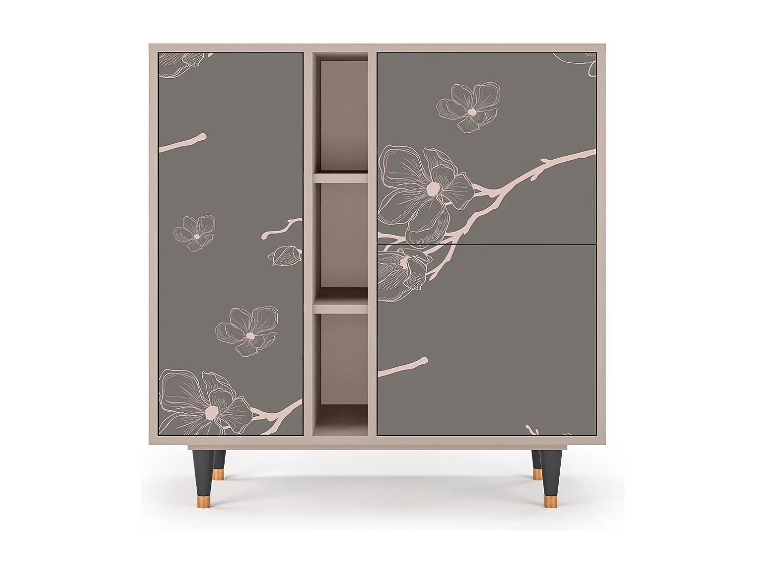 Buffet - 94х96х41 cm - BS5 - Cherry Blossom, Latte