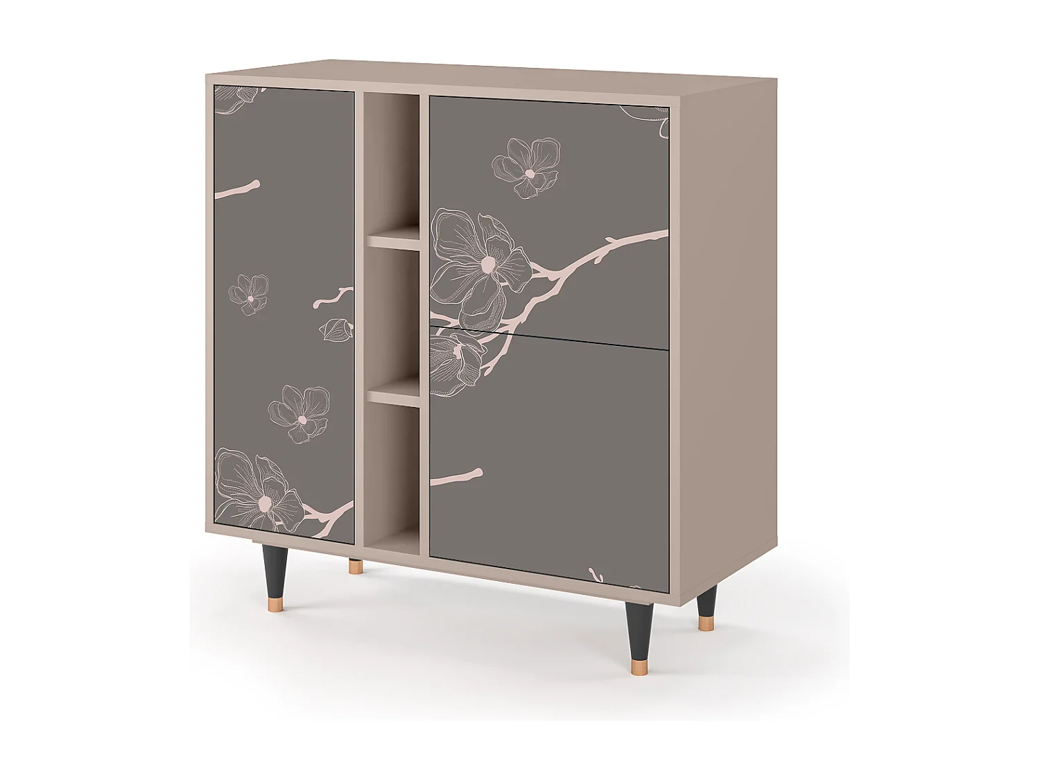 Buffet - 94х96х41 cm - BS5 - Cherry Blossom, Latte