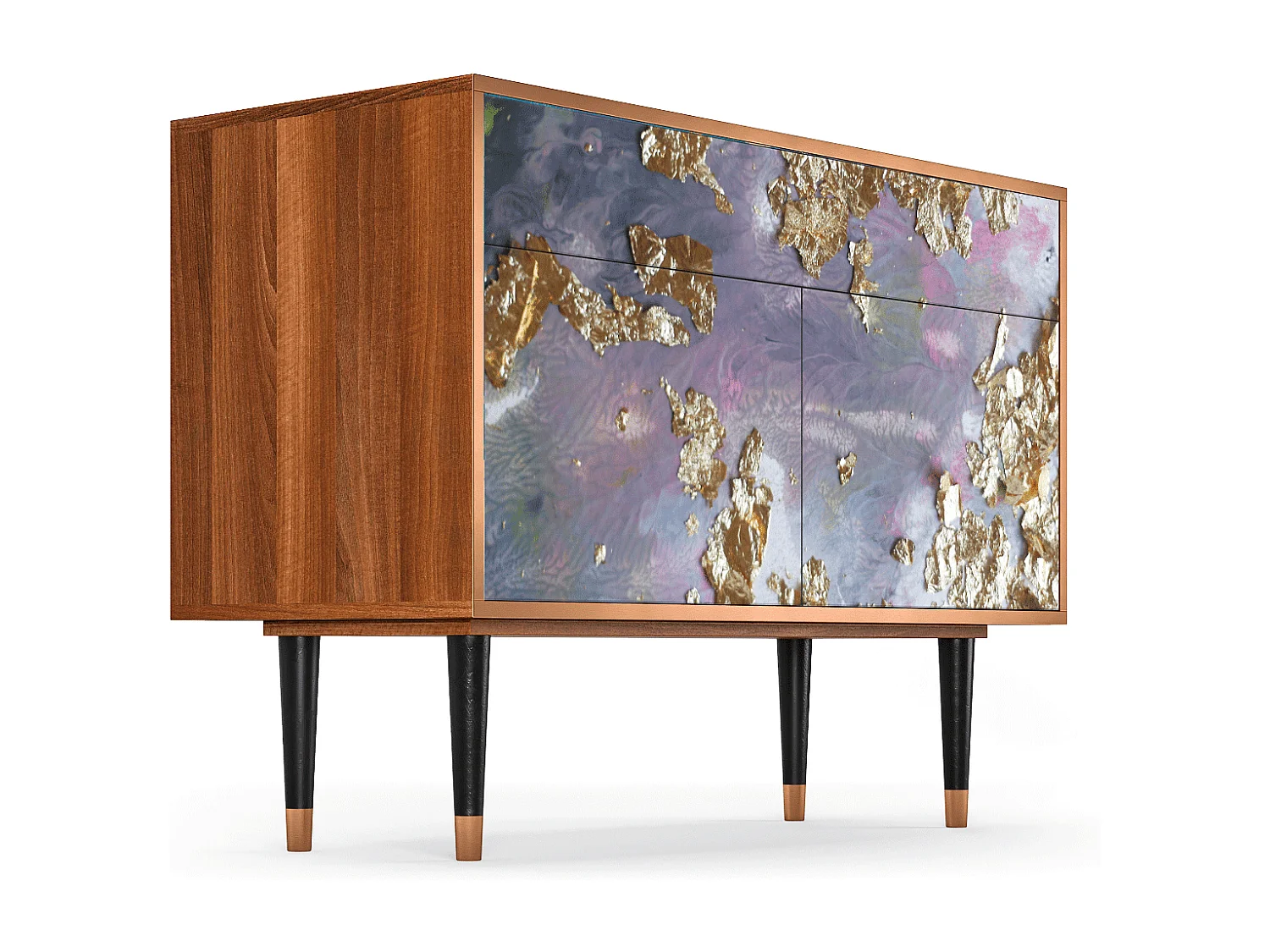 Buffet - 115x85x48 cm - BS4 - Planet Earth, Noyer