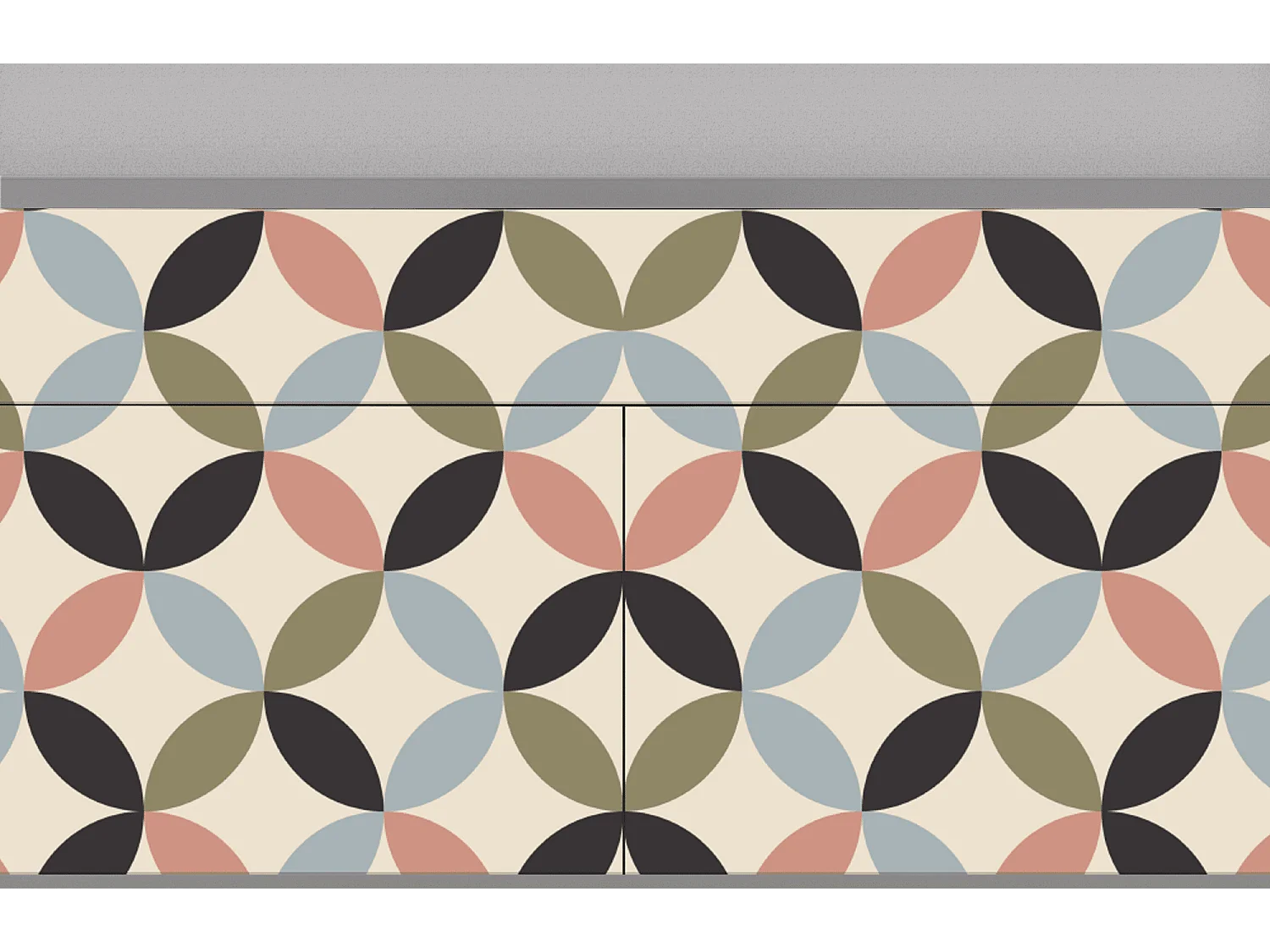 Credenza - 115x85x48 cm - BS4 - Butterfly Effect, Grigio