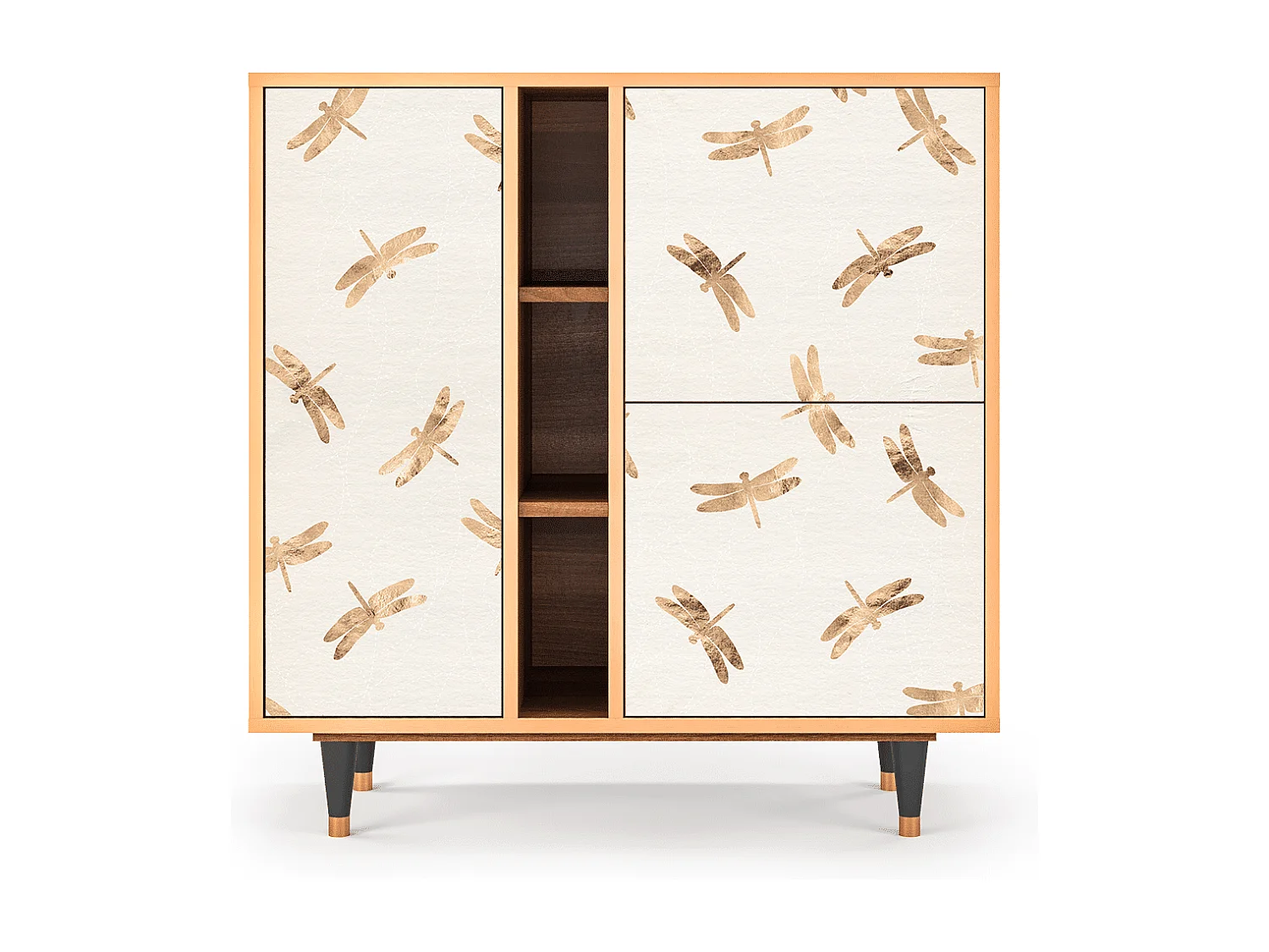 Buffet - 94х96х41 cm - BS5 - Nude Dragonflies, Noyer