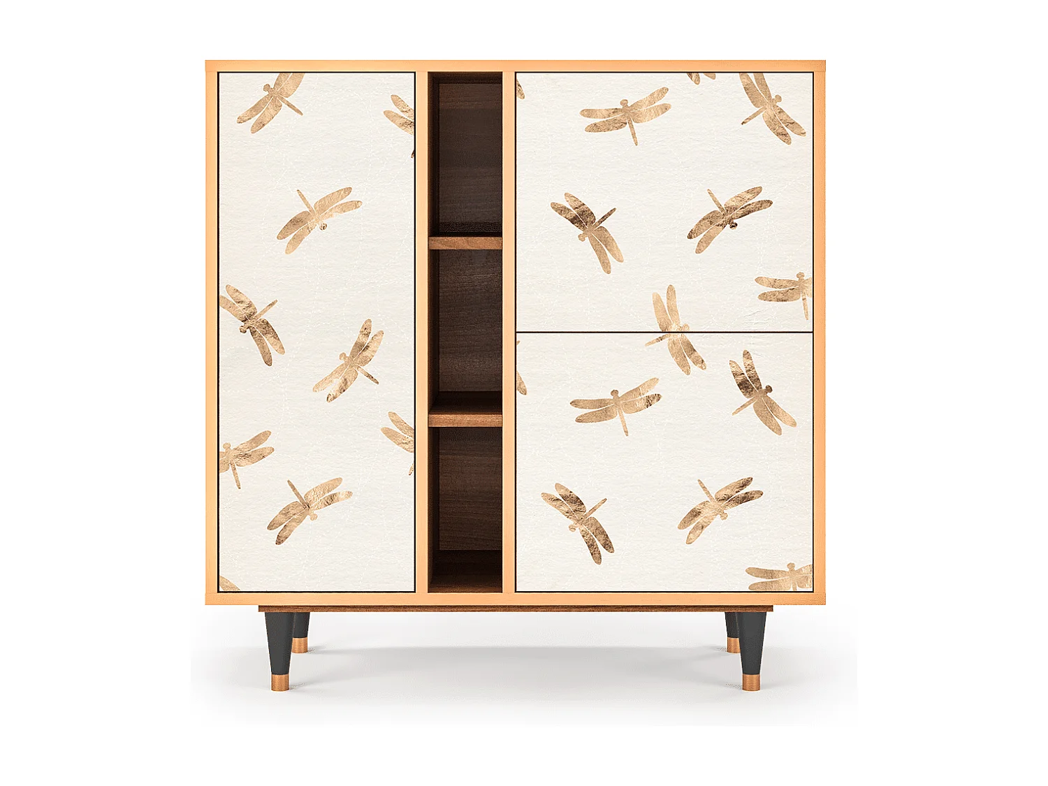 Buffet - 94х96х41 cm - BS5 - Nude Dragonflies, Noyer