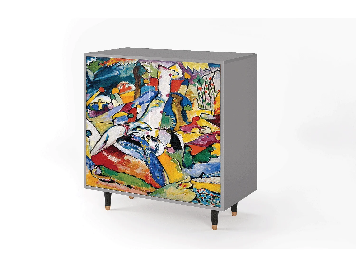 Sideboard - 94x96x48 cm - BS3 - Improvisation 26  , Grau