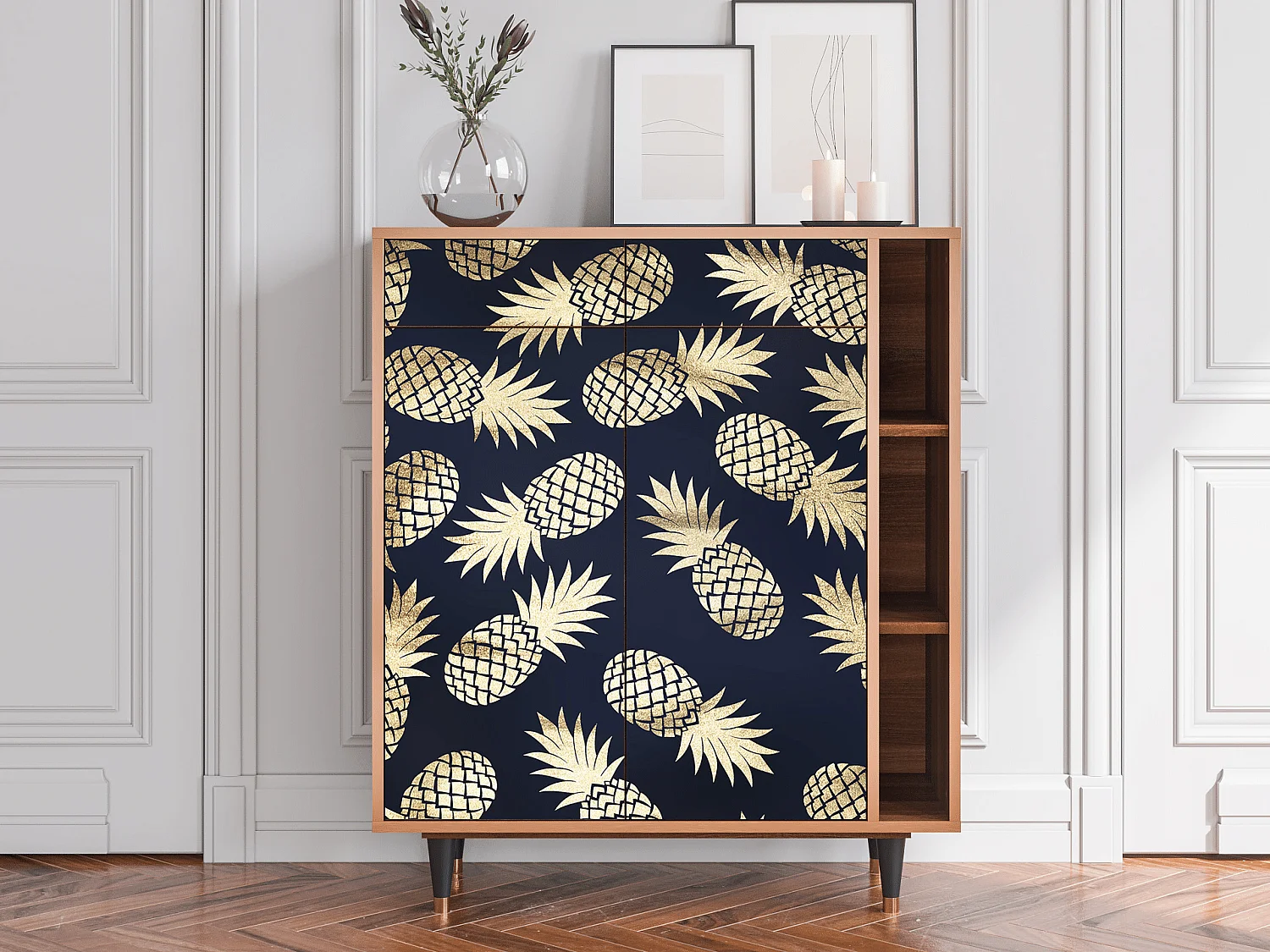 Buffet - 96х110х41 cm - BS6 - Sunny Pineaple, Noyer