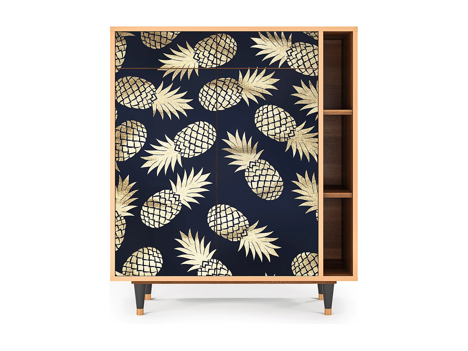 Buffet - 96х110х41 cm - BS6 - Sunny Pineaple, Noyer