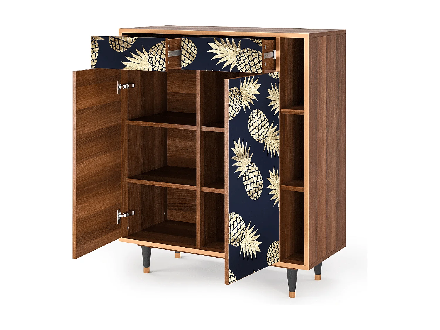 Buffet - 96х110х41 cm - BS6 - Sunny Pineaple, Noyer