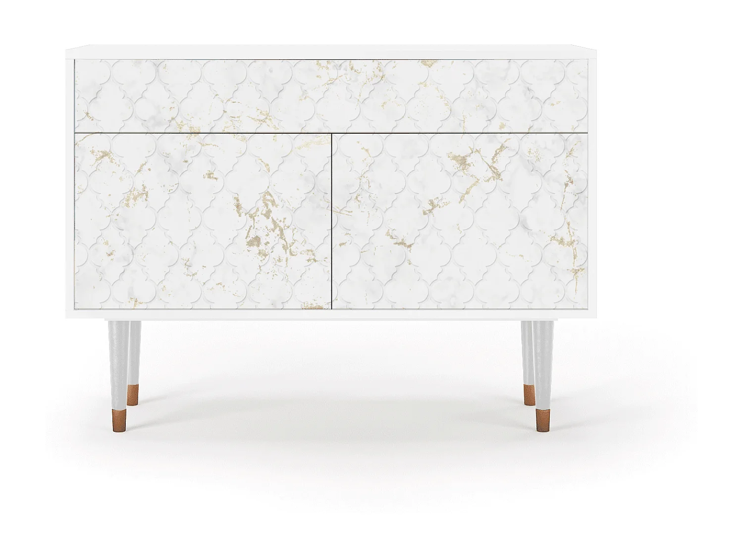 Buffet - 115x85x48 cm - BS4 - Sweet Cotton, Blanc