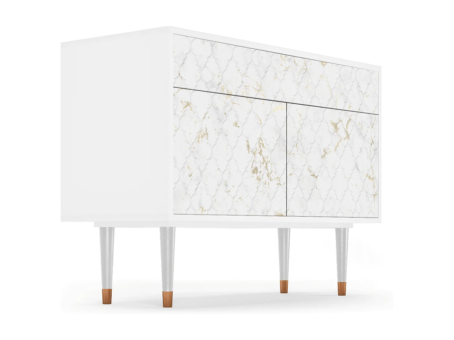 Buffet - 115x85x48 cm - BS4 - Sweet Cotton, Blanc