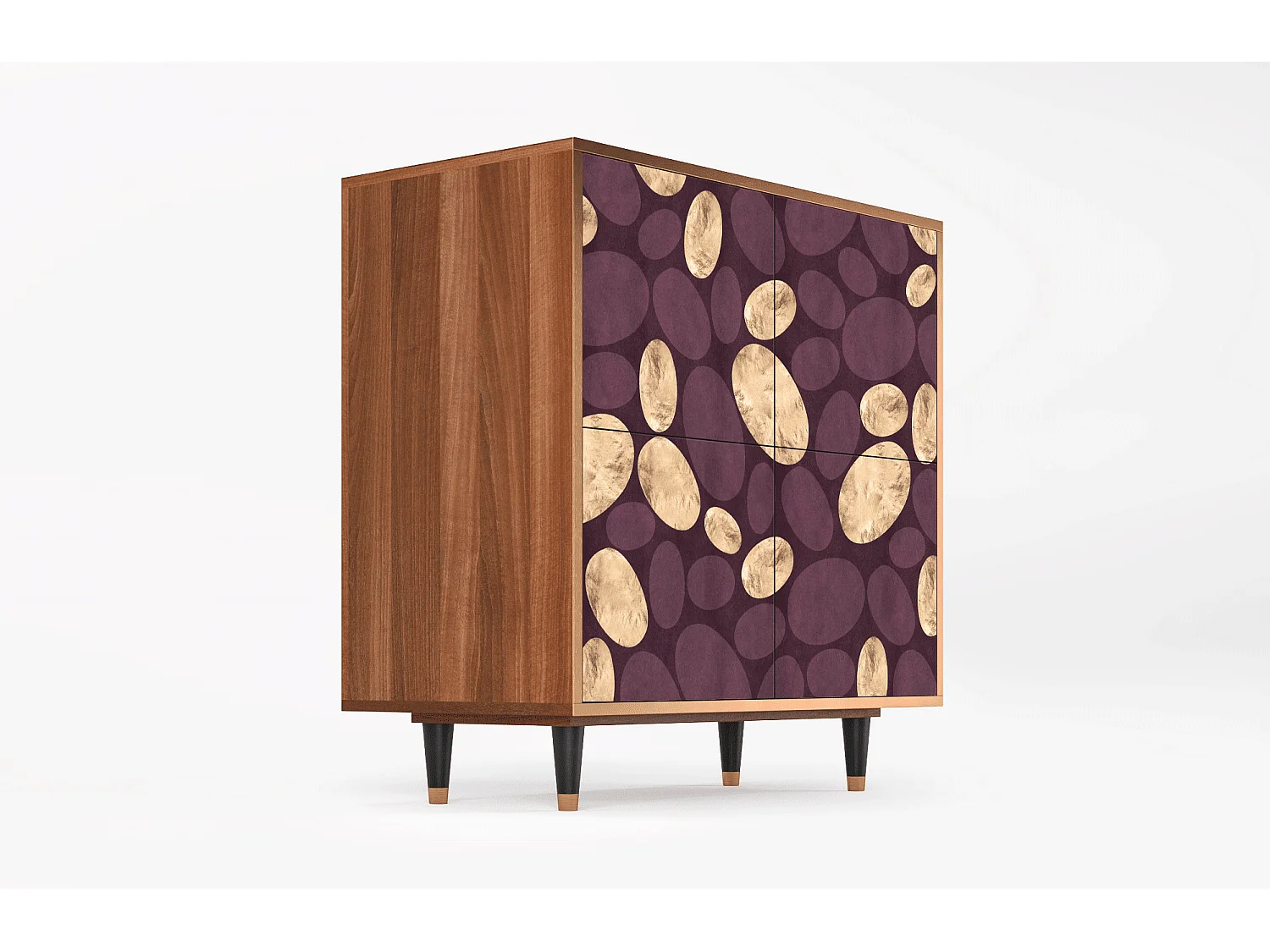 Buffet - 94x96x48 cm - BS3 - Fine Wine, Noyer