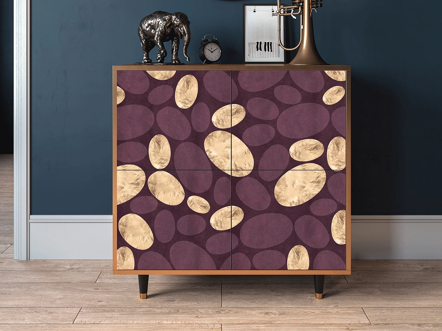Credenza - 94x96x48 cm - BS3 - Fine Wine, Noce
