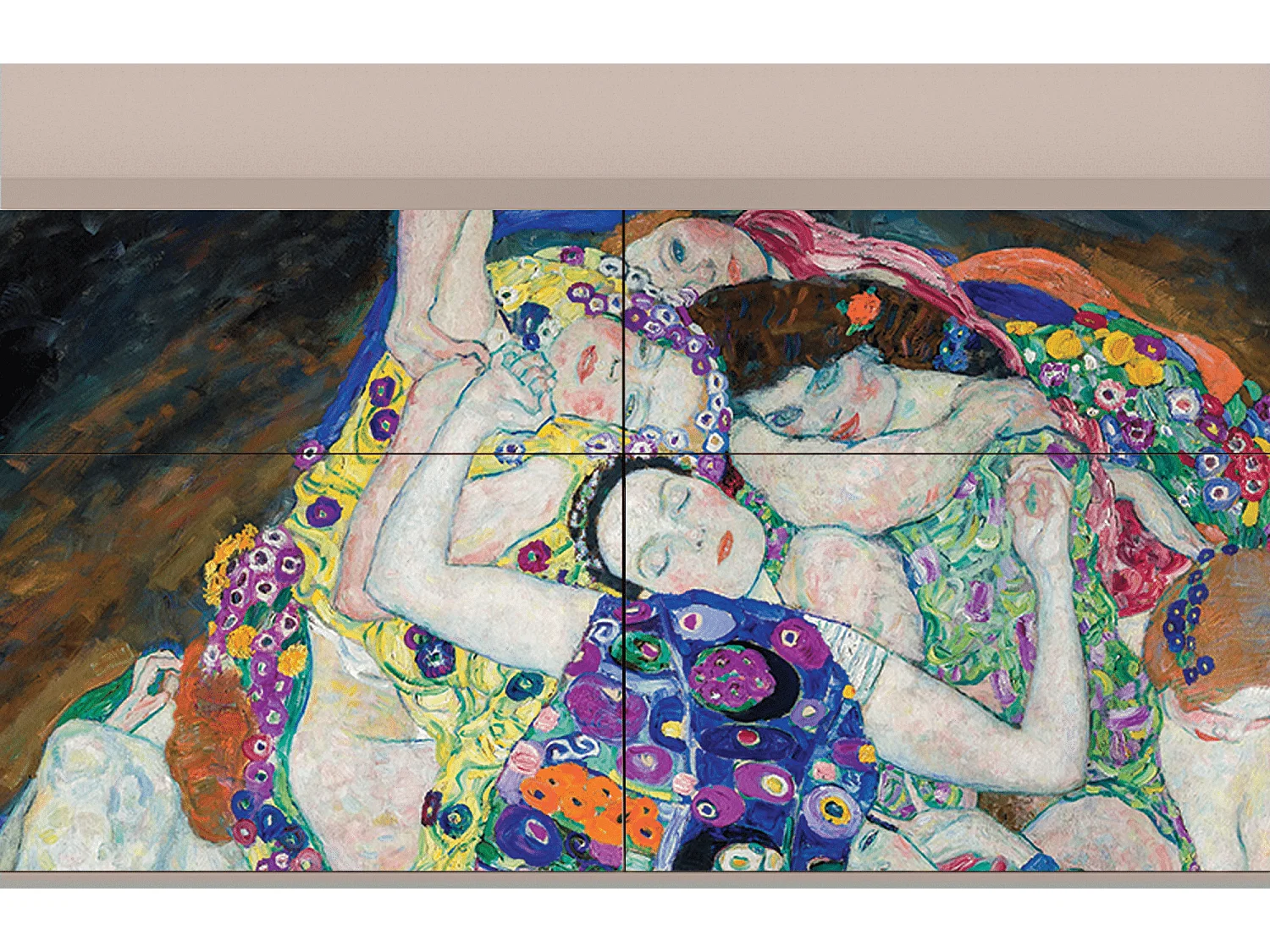 Kredens - 115x85x48 cm - BS4 - The Maiden by Klimt, Latte