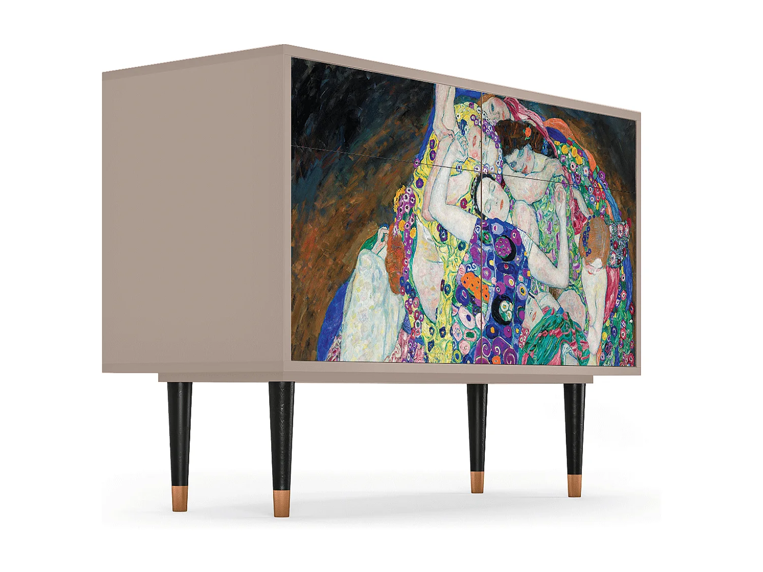 Credenza - 115x85x48 cm - BS4 - The Maiden by Klimt, Latte