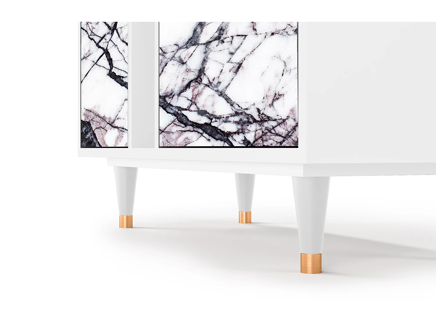 Buffet - 94х96х41 cm - BS5 - Raven Marble, Blanc