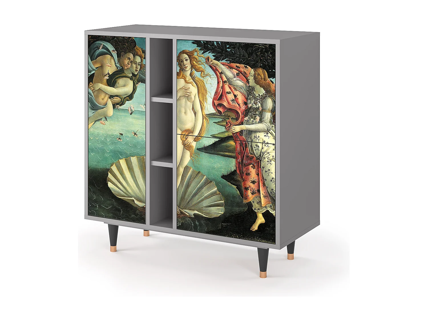 Dressoir - 94х96х41 cm - BS5 - The Birth of Venus, Grijs