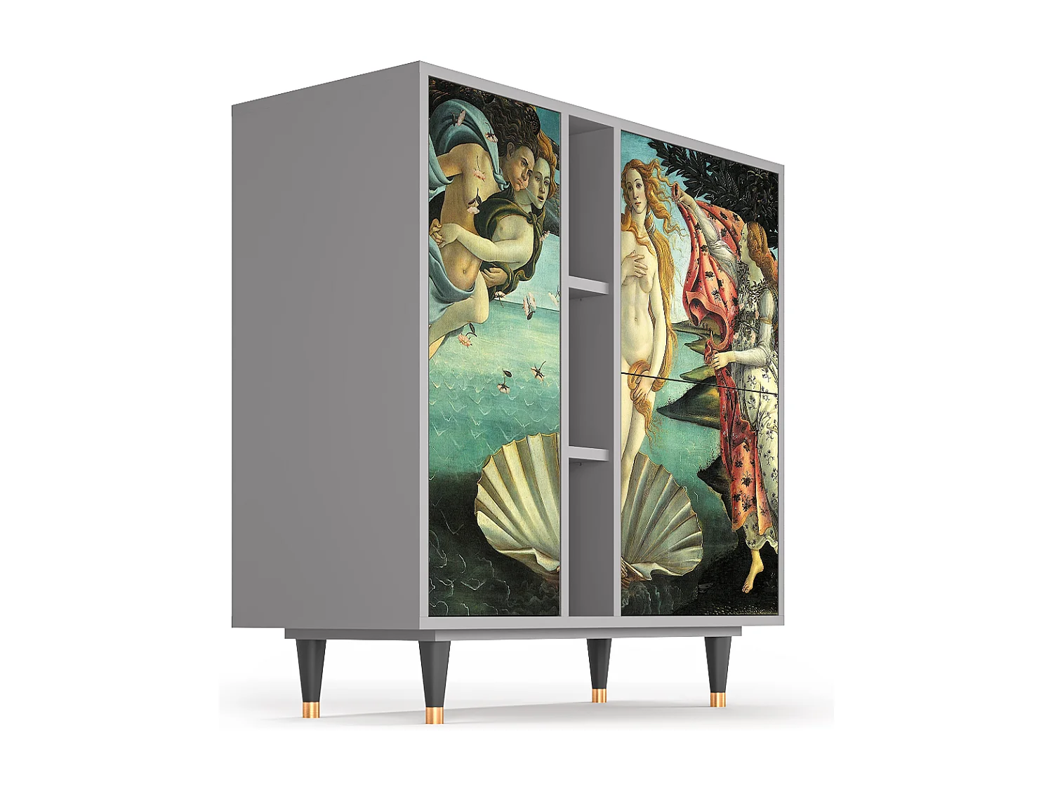 Dressoir - 94х96х41 cm - BS5 - The Birth of Venus, Grijs