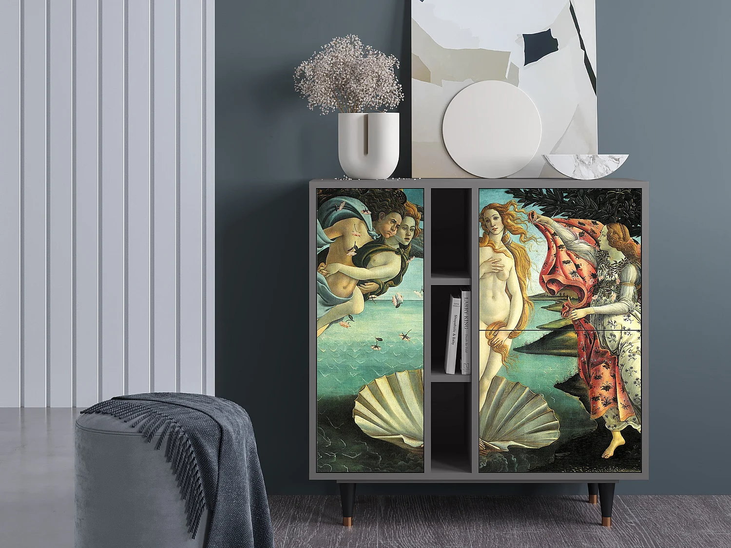Buffet - 94х96х41 cm - BS5 - The Birth of Venus, Gris