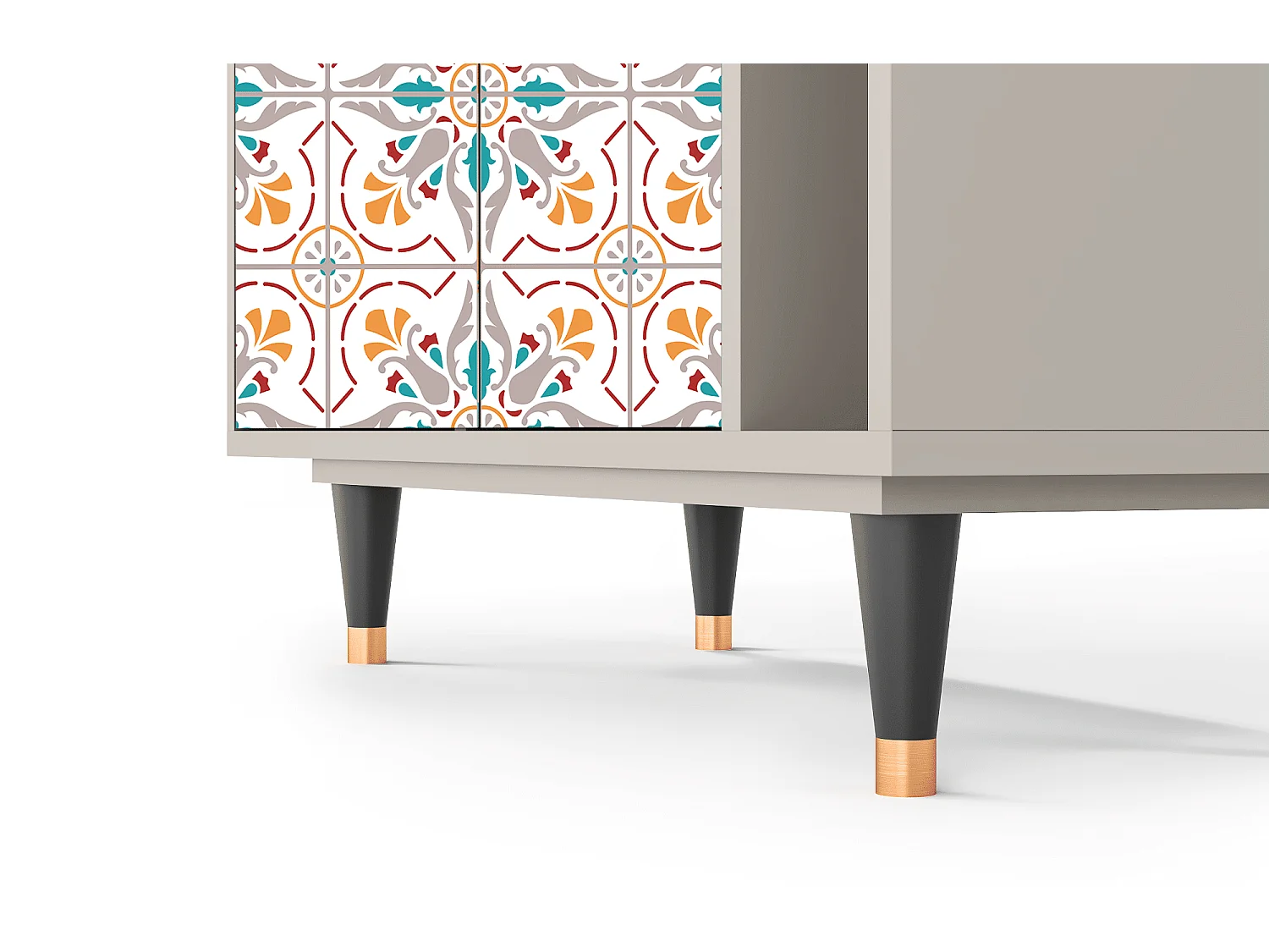 Kredens - 96х110х41 cm - BS6 - Spring Ceramics, Piaskowy