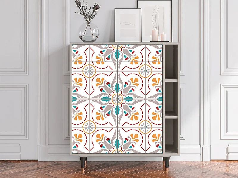 Kredens - 96х110х41 cm - BS6 - Spring Ceramics, Piaskowy