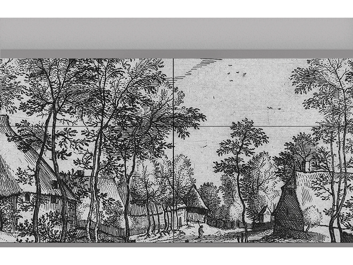 Kredens - 115x85x48 cm - BS4 - Village Road, Szary