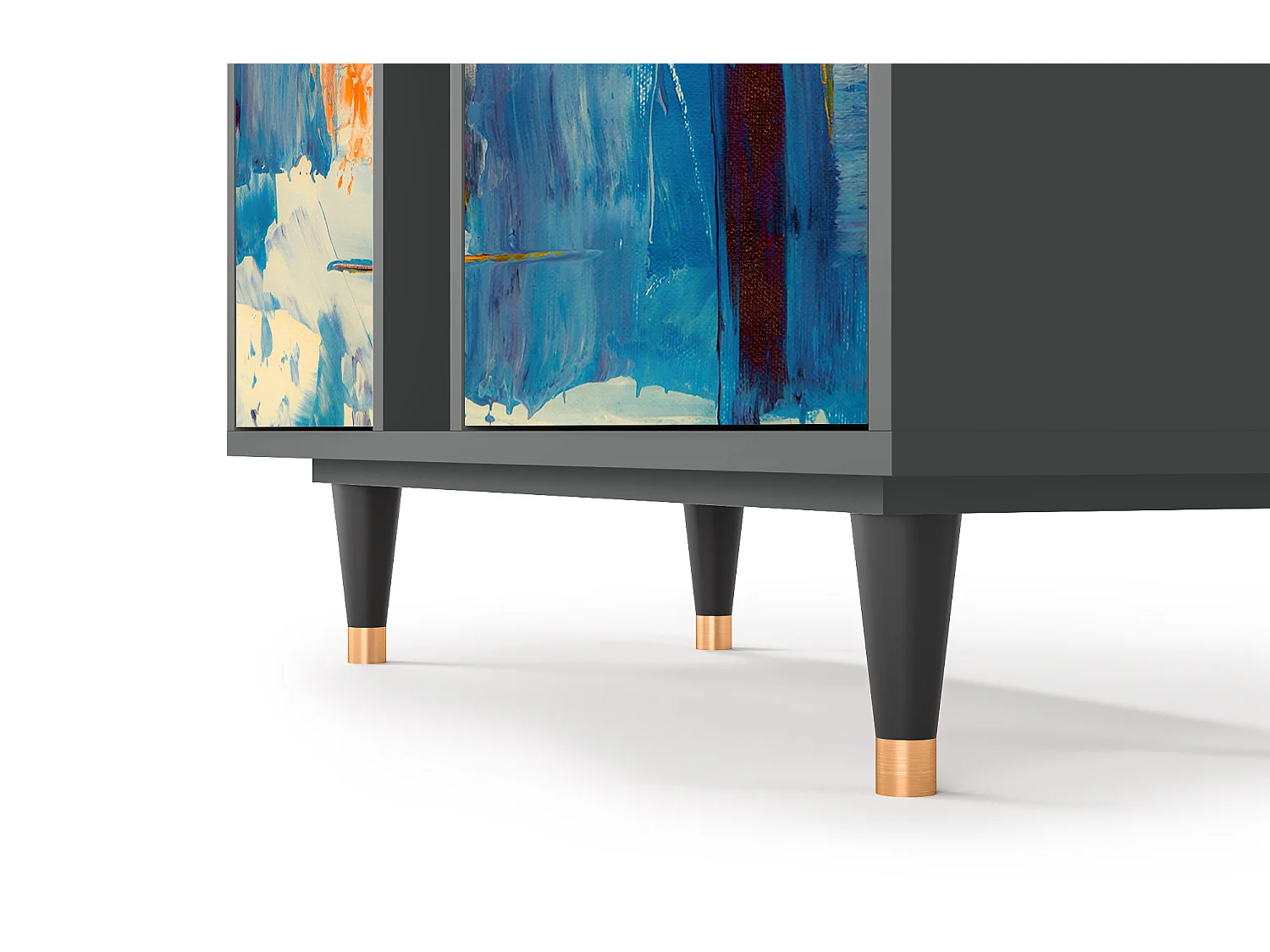 Dressoir - 94х96х41 cm - BS5 - Abstract Expressionism, Antraciet