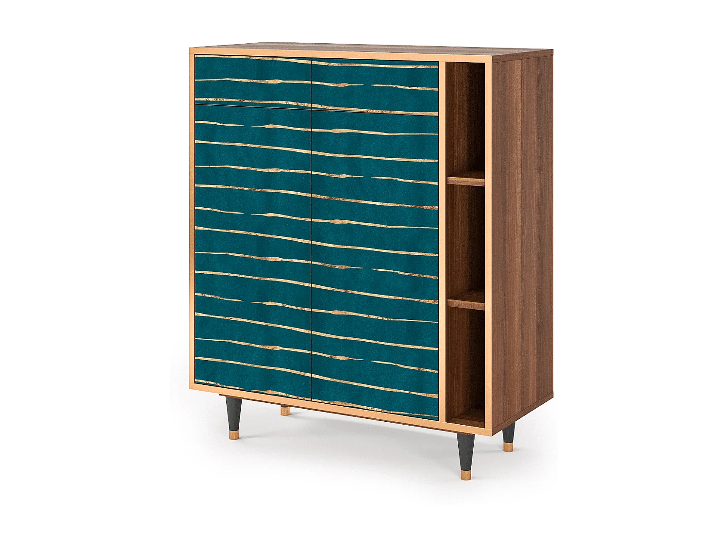 Sideboard - 96х110х41 cm - BS6 - Ocean Drive, Walnuss