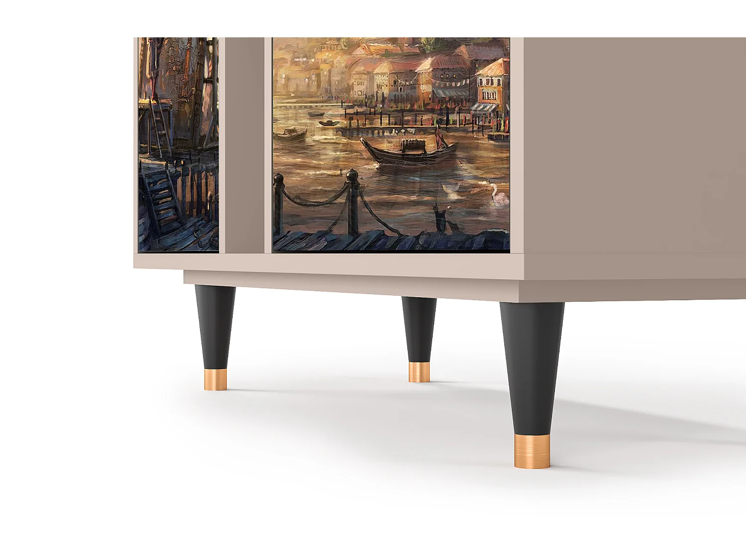 Kredens - 94х96х41 cm - BS5 - Venice, Latte