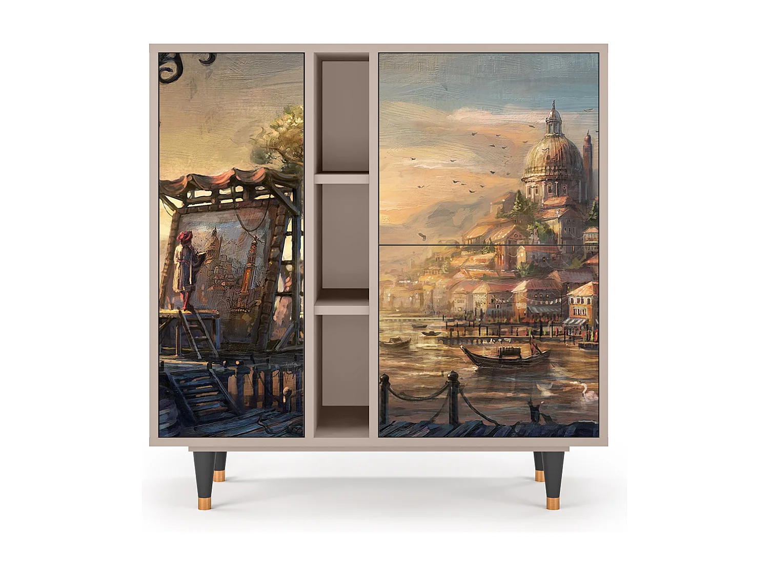 Credenza - 94х96х41 cm - BS5 - Venice, Latte