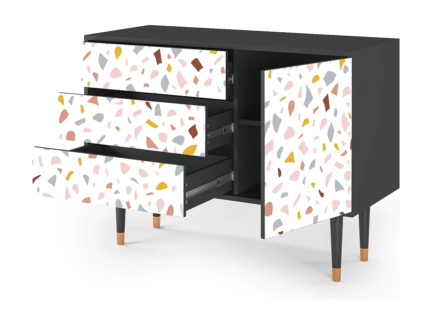 Buffet - 115х84х41 cm - S3 - Marmelade Cheese, Anthracite