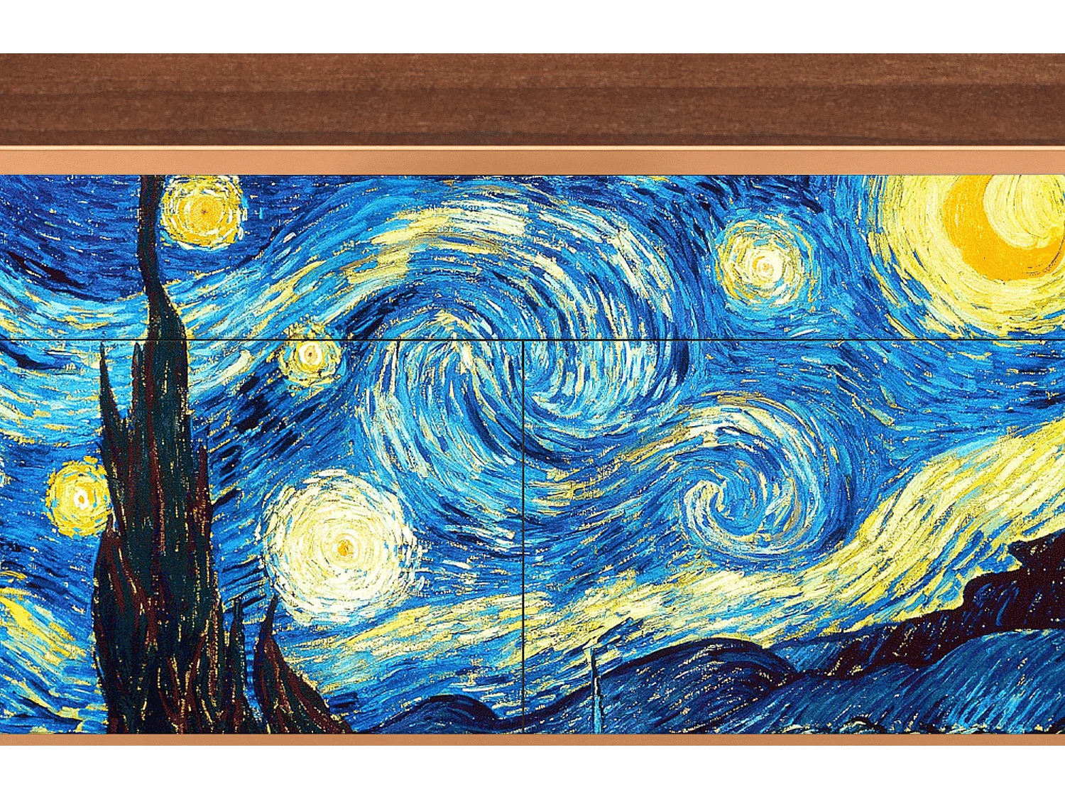 Dressoir - 115x85x48 cm - BS4 - The Starry Night  , Walnoot