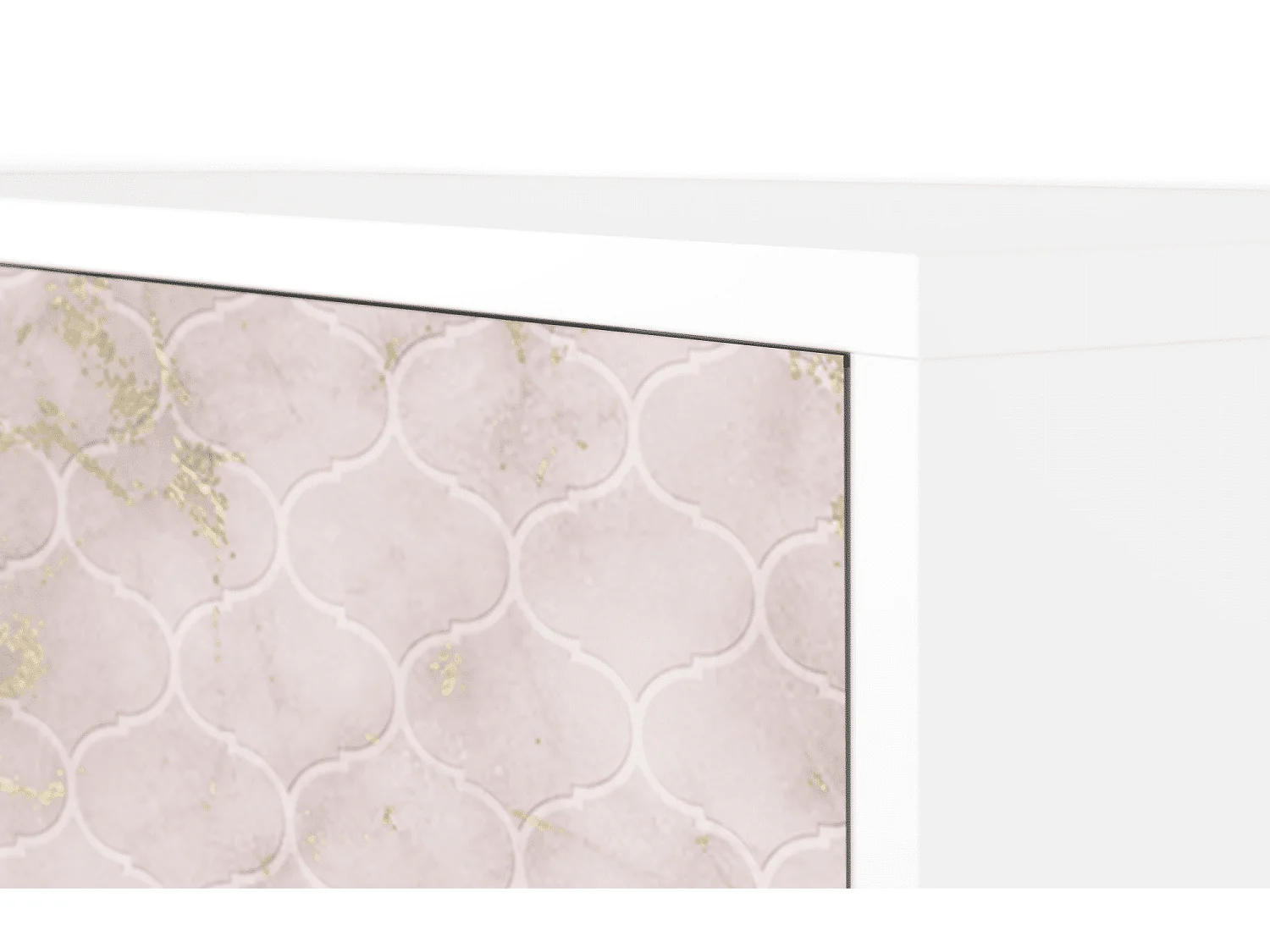 Credenza - 115х84х41 cm - S3 - Dirty Roses, Bianco