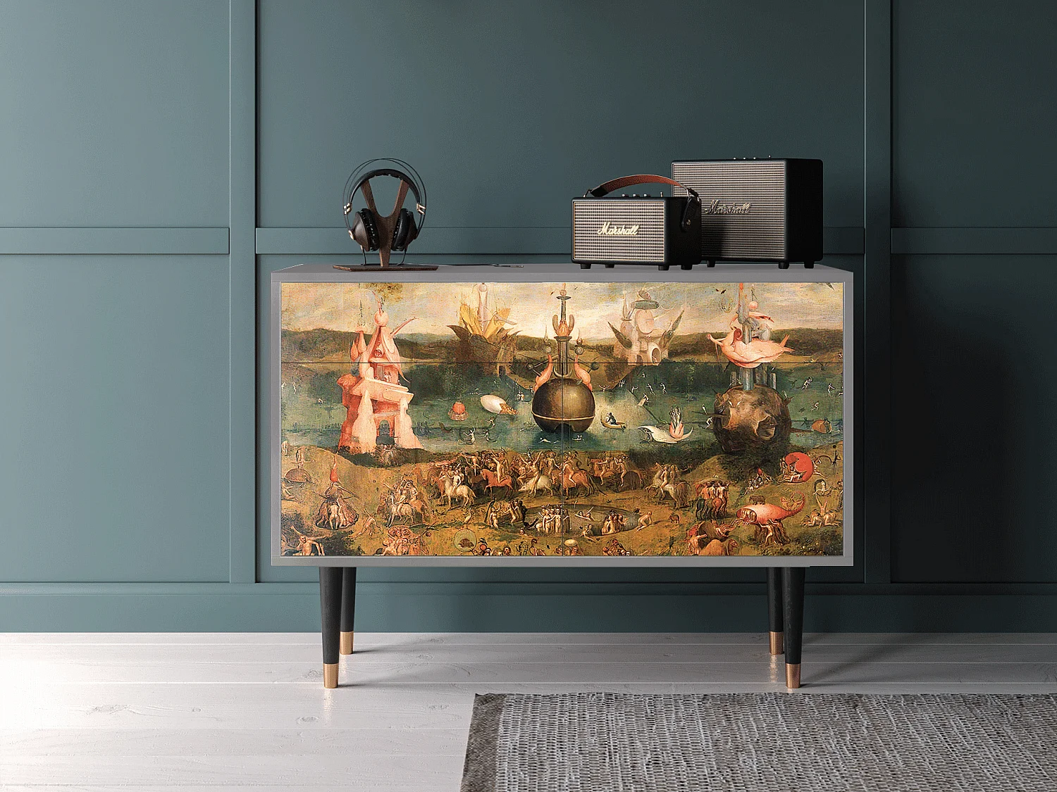 Buffet - 115x85x48 cm - BS4 - Garden of Delights , Gris