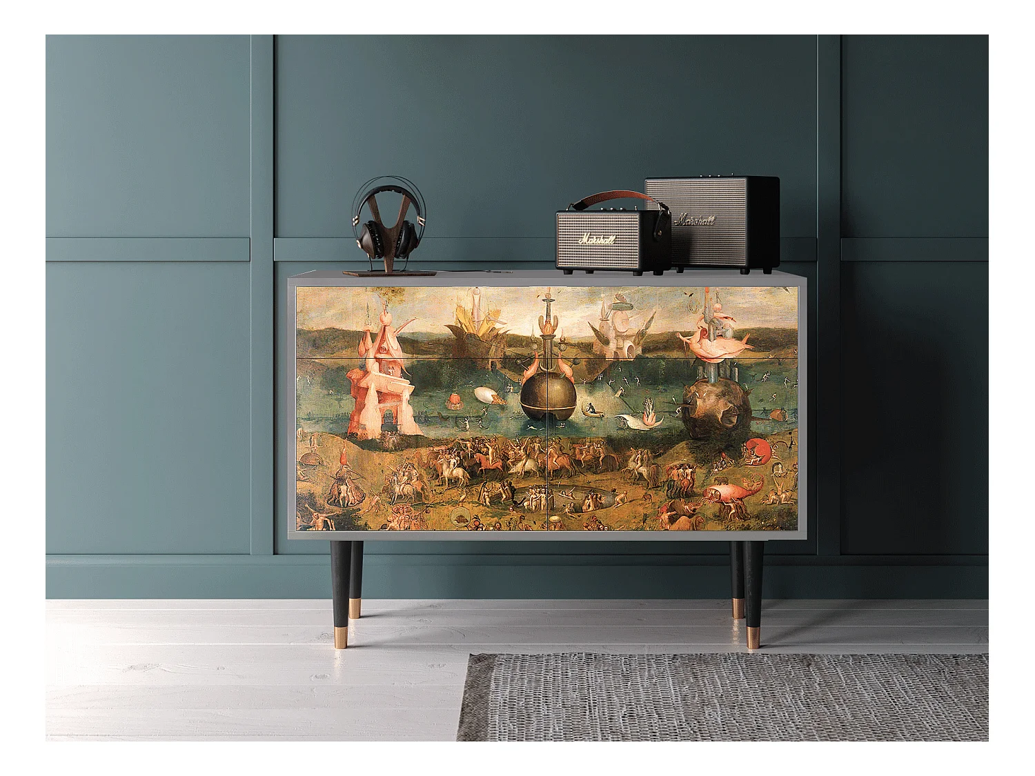 Buffet - 115x85x48 cm - BS4 - Garden of Delights , Gris