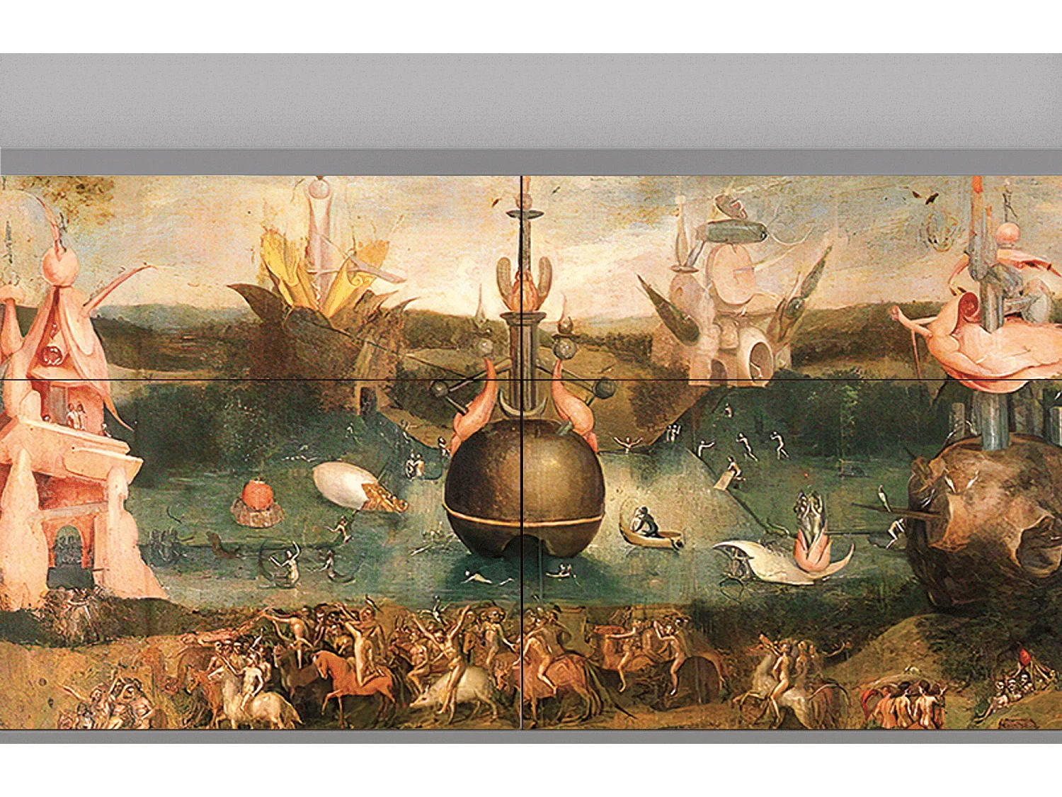 Buffet - 115x85x48 cm - BS4 - Garden of Delights , Gris