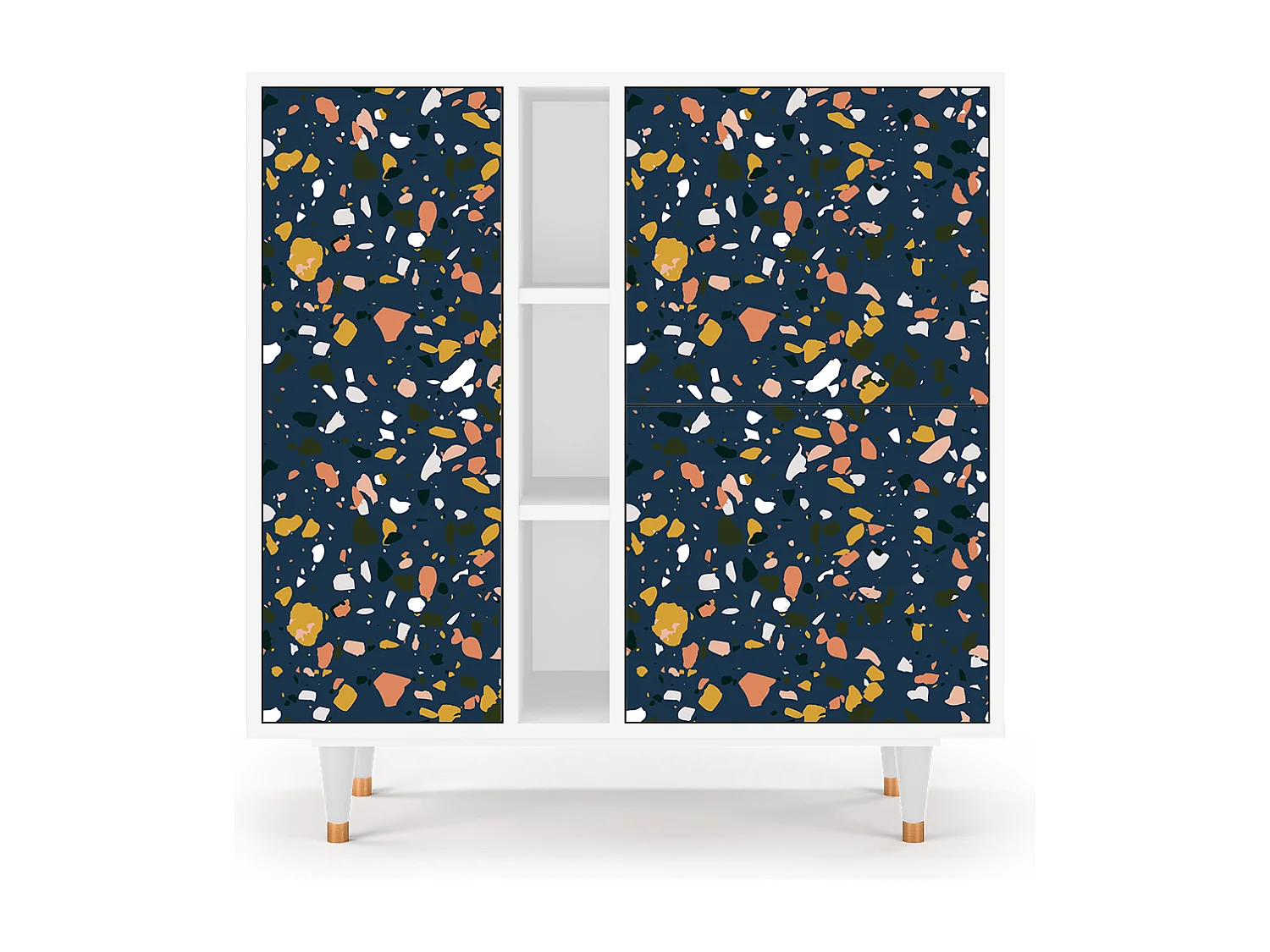 Kredens - 94х96х41 cm - BS5 - Night Sky Langhterns, Biały