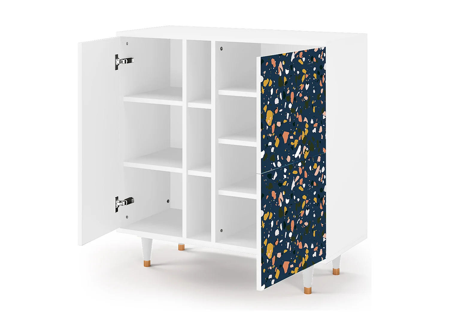 Kredens - 94х96х41 cm - BS5 - Night Sky Langhterns, Biały