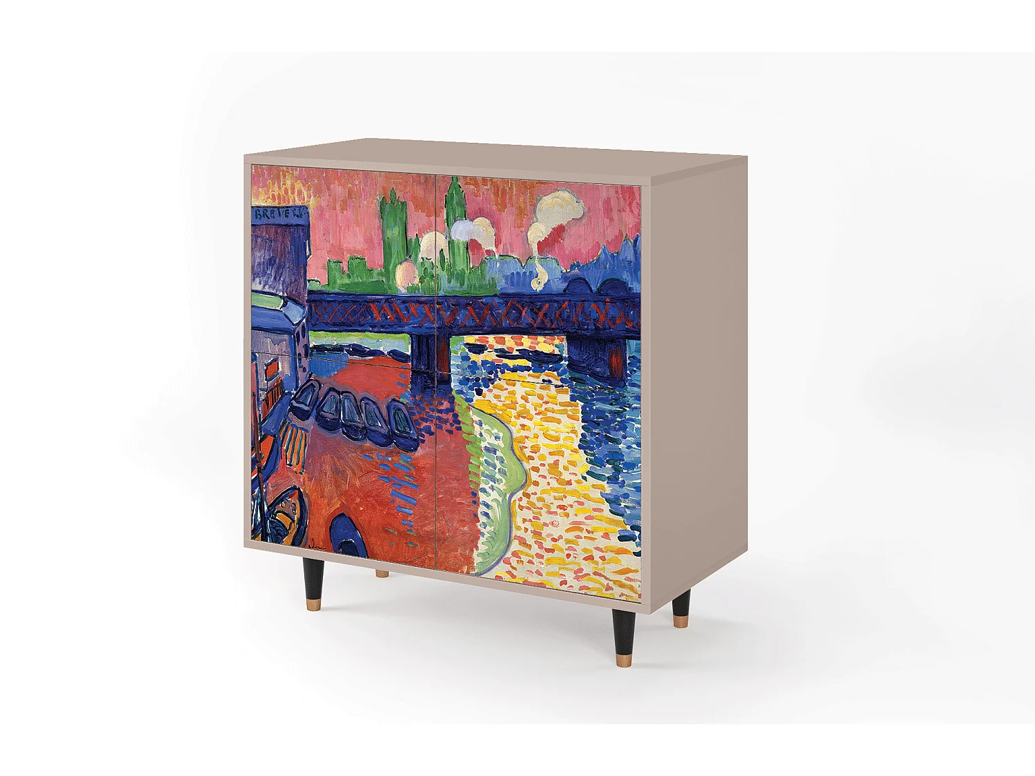 Buffet - 94x96x48 cm - BS3 - Charing Cross Bridge, Latte