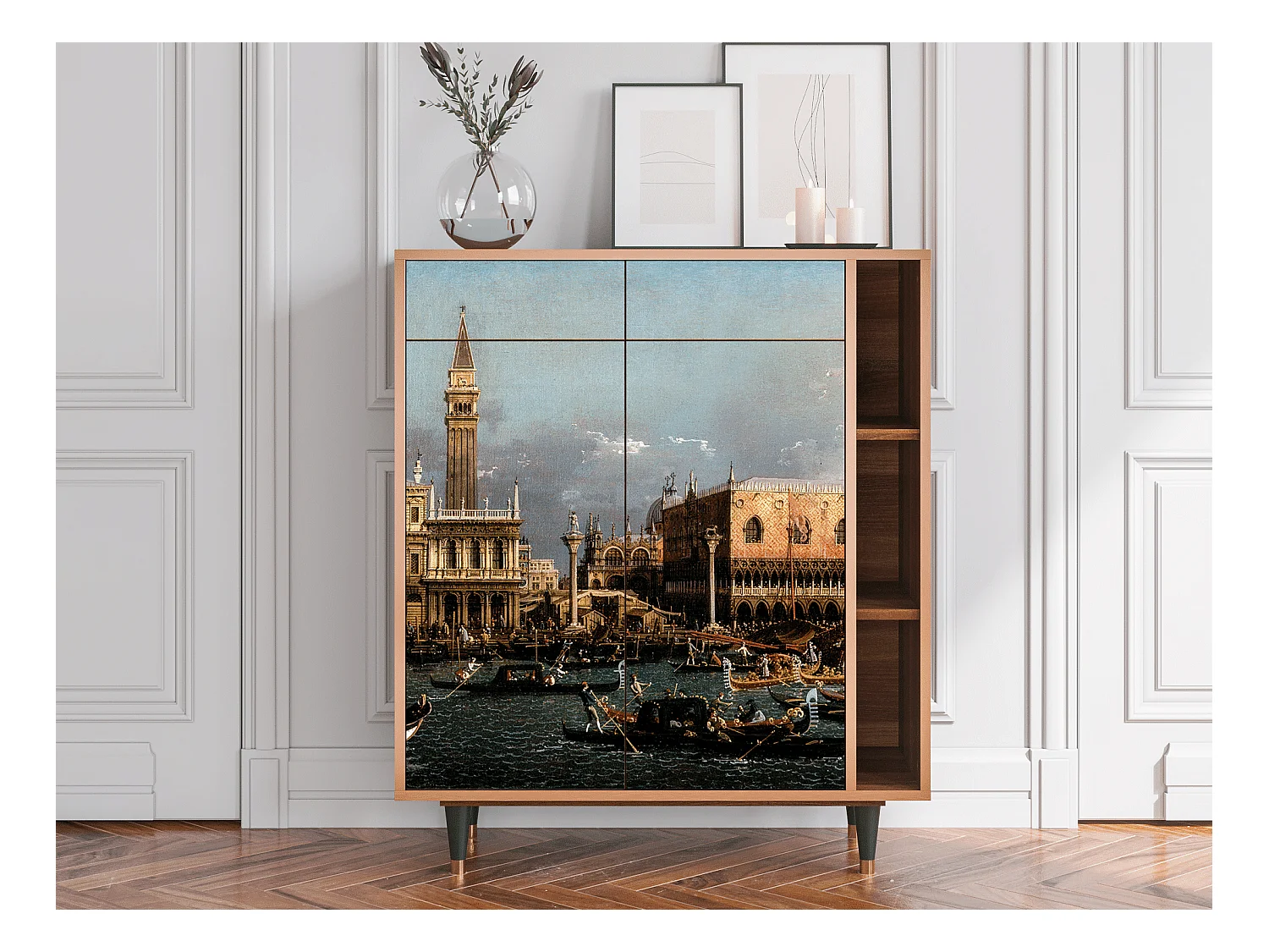 Kredens - 96х110х41 cm - BS6 - The Bucintoro, Orzech