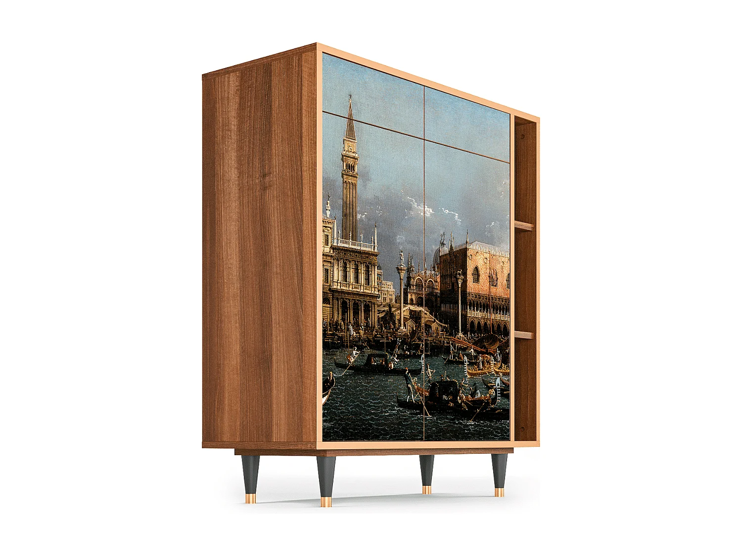 Kredens - 96х110х41 cm - BS6 - The Bucintoro, Orzech