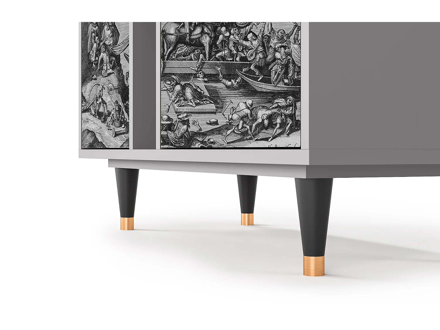 Dressoir - 94х96х41 cm - BS5 - Saint Martin, Grijs